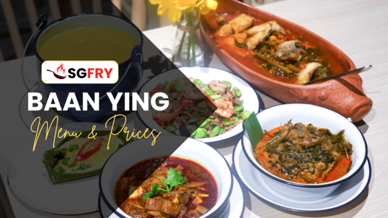 BAAN YING MENU SINGAPORE