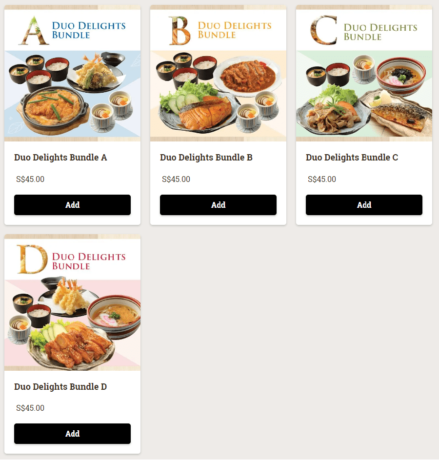 Ichiban Boshi Menu Singapore