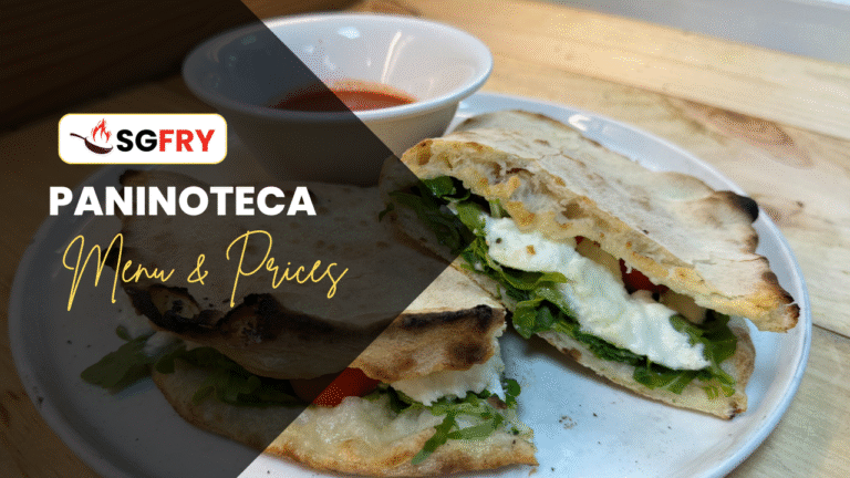 PANINOTECA MENU SINGAPORE & UPDATED PRICES 2025