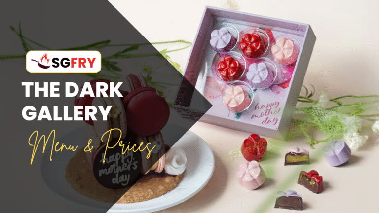 THE DARK GALLERY MENU SINGAPORE & UPDATED PRICES 2025