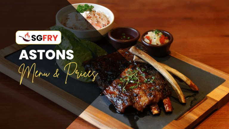 ASTONS MENU SINGAPORE PRICES