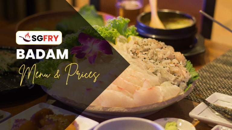 BADAM RESTAURANT MENU SINGAPORE PRICES