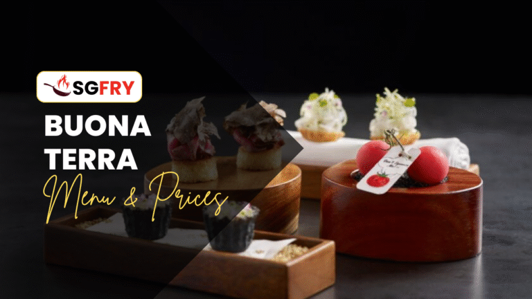 BUONA TERRA MENU SINGAPORE PRICES