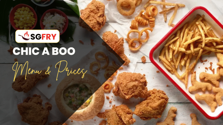 CHIC A BOO MENU SINGAPORE & UPDATED PRICES 2025