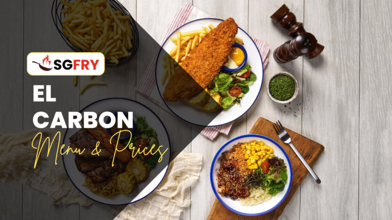 EL CARBON MENU SINGAPORE PRICES