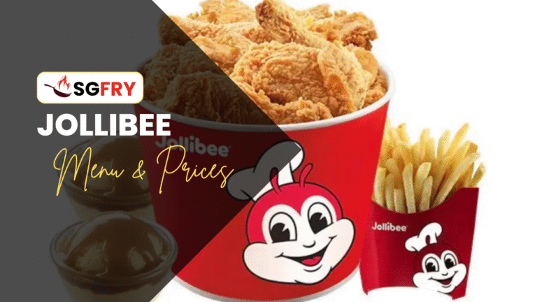 JOLLIBEE MENU SINGAPORE & UPDATED PRICES 2025