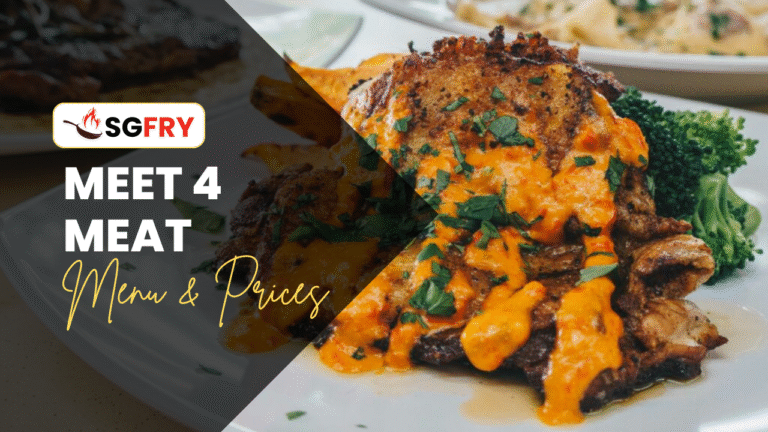 MEET 4 MEAT MENU SINGAPORE PRICES