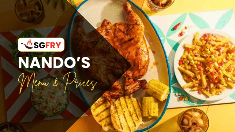 NANDO’S MENU SINGAPORE & UPDATED PRICES 2025