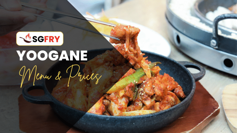 YOOGANE MENU SINGAPORE PRICES