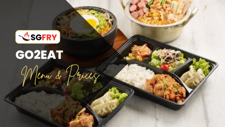GO2EAT MENU SINGAPORE PRICES