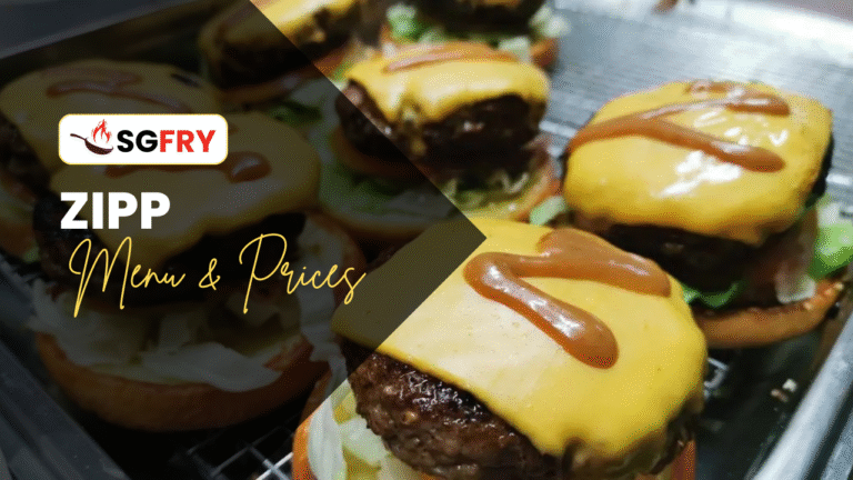 ZIPP MENU SINGAPORE PRICES