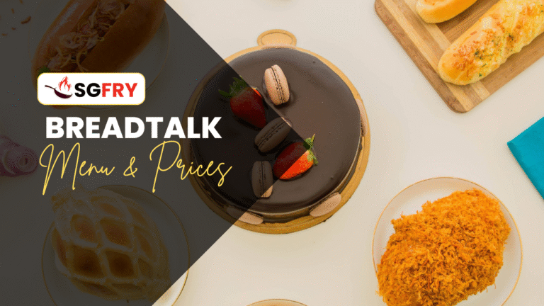 BREADTALK MENU SINGAPORE PRICES