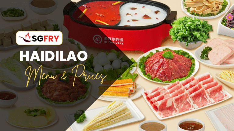 HAIDILAO MENU SINGAPORE PRICES