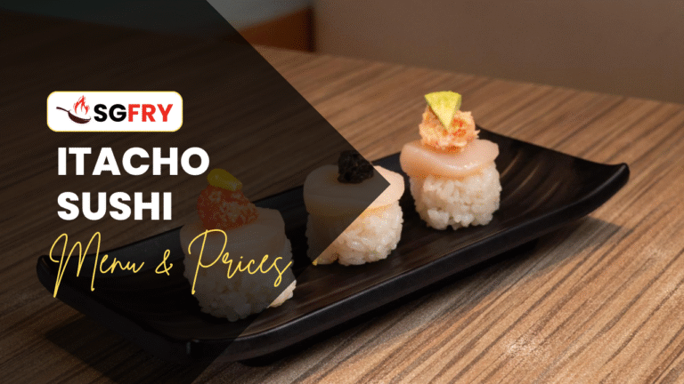 ITACHO SUSHI MENU SINGAPORE PRICES