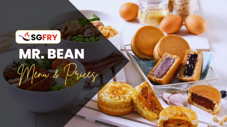 MR. BEAN MENU SINGAPORE PRICES