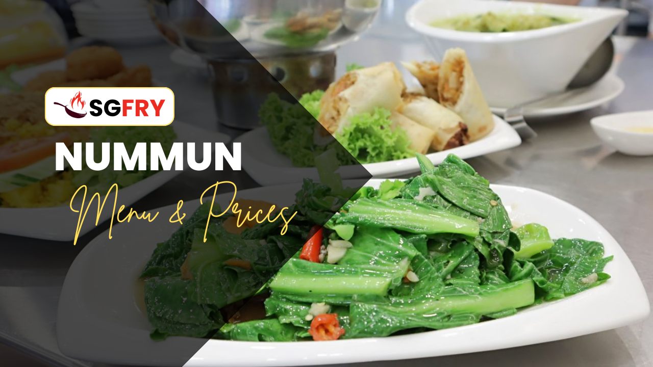 NUMMUN MENU SINGAPORE PRICES