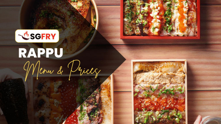 RAPPU MENU SINGAPORE PRICES