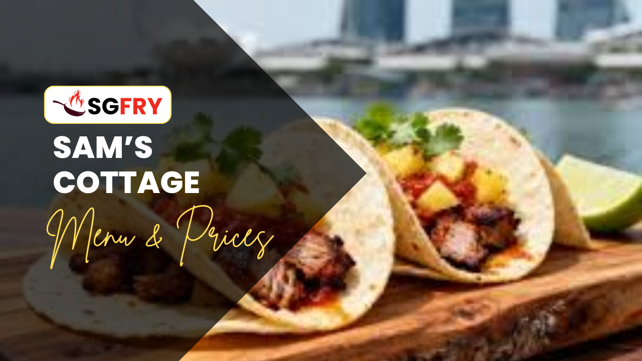 SAM’S COTTAGE MENU SINGAPORE PRICES