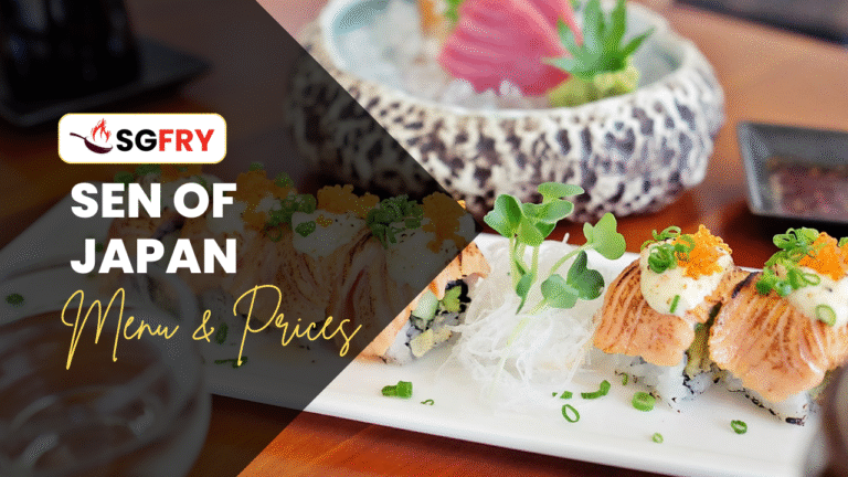 SEN OF JAPAN MENU SINGAPORE PRICES