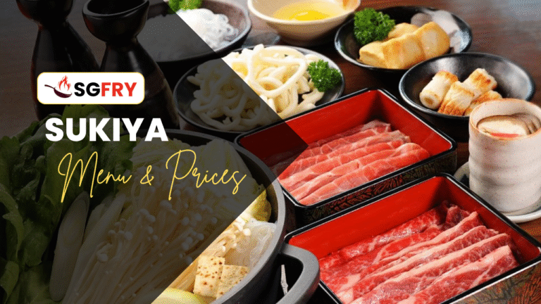SUKIYA MENU SINGAPORE PRICES