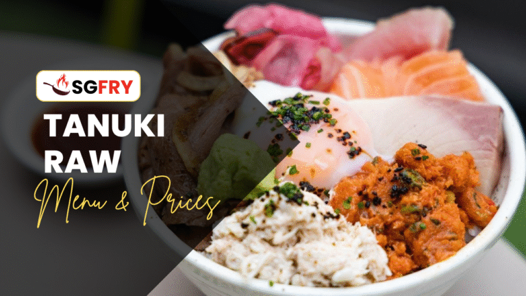 TANUKI RAW MENU SINGAPORE PRICES
