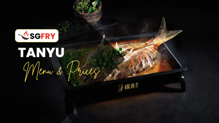 TANYU MENU SINGAPORE PRICES