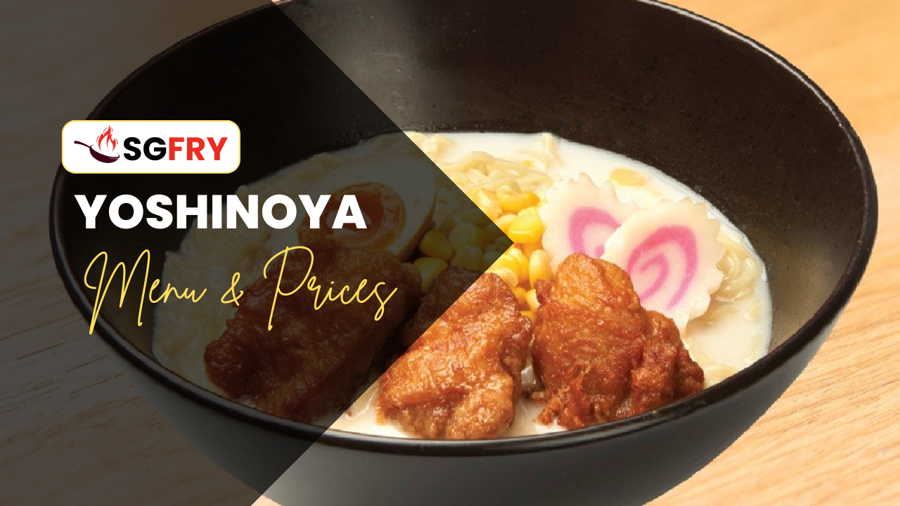 YOSHINOYA MENU SINGAPORE PRICES