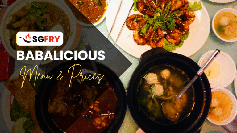 BABALICIOUS MENU SINGAPORE PRICES