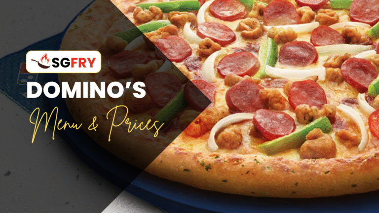 DOMINO’S MENU SINGAPORE PRICES