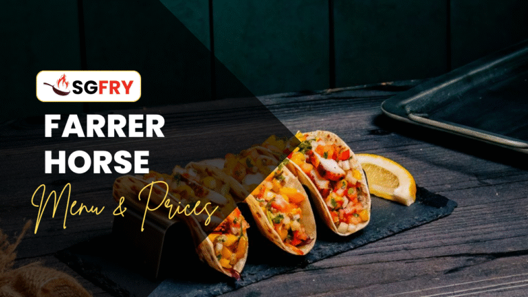 FARRER HORSE MENU SINGAPORE PRICES