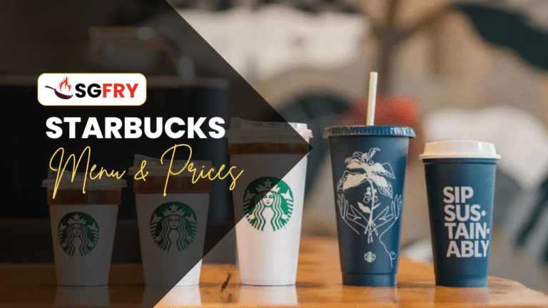 STARBUCKS MENU SINGAPORE PRICES