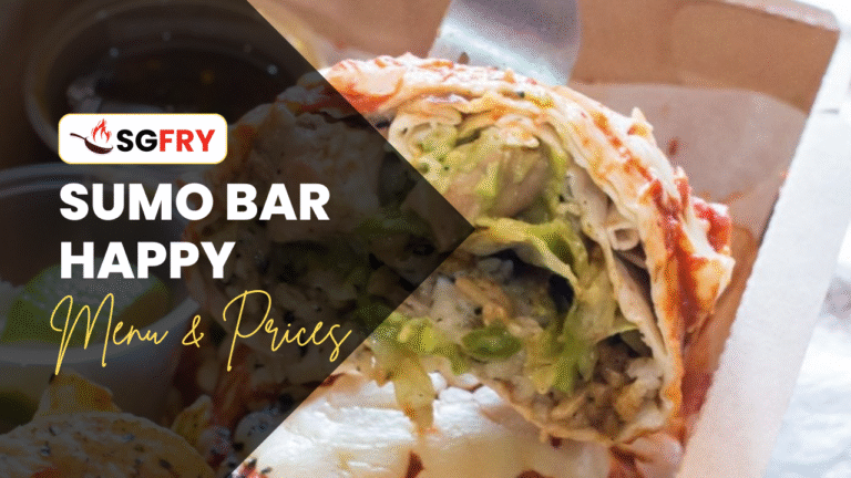 SUMO BAR HAPPY MENU SINGAPORE PRICES