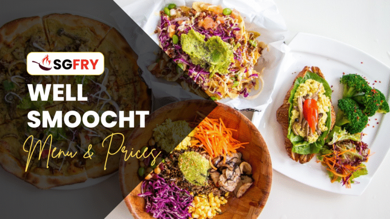 WELL SMOOCHT MENU SINGAPORE PRICES