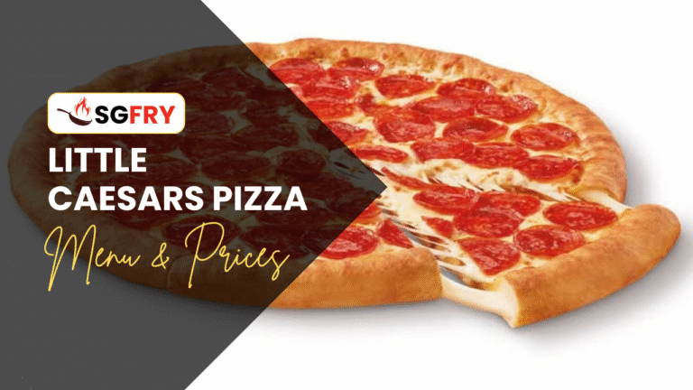 LITTLE CAESARS PIZZA MENU SINGAPORE PRICES