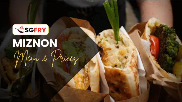 MIZNON MENU SINGAPORE PRICES