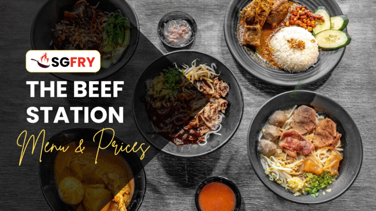 THE BEEF STATION MENU SINGAPORE PRICES