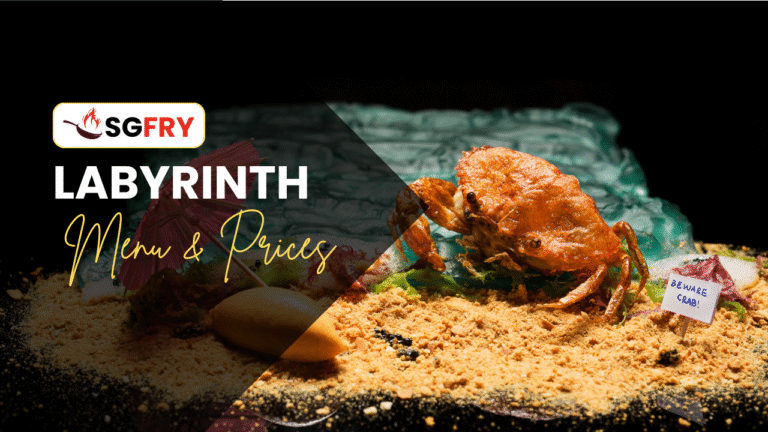 LABYRINTH MENU SINGAPORE PRICES