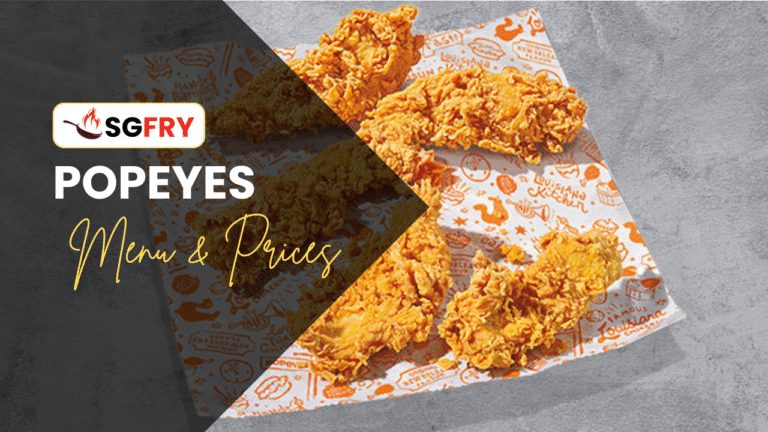 POPEYES MENU SINGAPORE PRICES