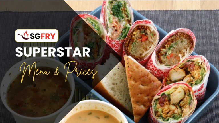 SOUPERSTAR MENU SINGAPORE PRICES