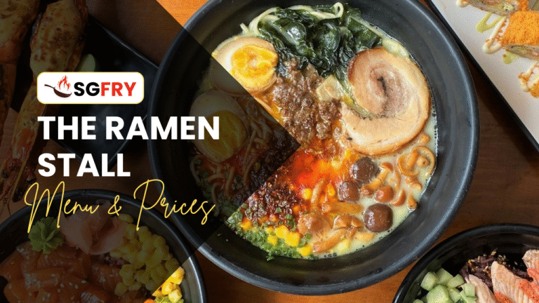 THE RAMEN STALL MENU SINGAPORE PRICES